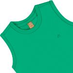 Regata em meia malha Verde Azevinho - Up Baby