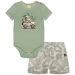 Body Curto c/ Short Teddy Explorer - Milon