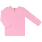 Camiseta Surfista c/ proteção UV FPS +50 Rosa Prisma - Up Baby