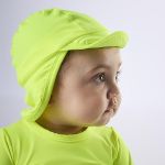 Boné de banho c/ proteção UV FPS +50 Verde Limão - Up Baby