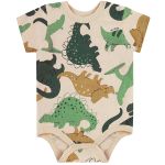 Body curto c/ Short em malhão rustic Dinossauros - Up Baby
