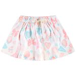 Body curto c/ Saia em suedine Jardim Rosa - Up Baby