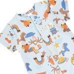 Macacão curto em suedine Toys - Up Baby