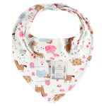 Babador Bandana em suedine Fazendinha - Up Baby