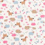 Babador Bandana em suedine Fazendinha - Up Baby