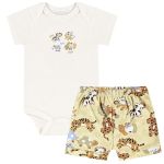 Body curto c/ Short em suedine Savana - Up Baby