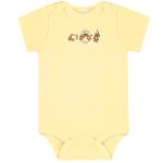 Body curto c/ Calça (Mijão) em suedine Savana - Up Baby