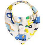 Babador Bandana em suedine Dino Transportes - Up Baby