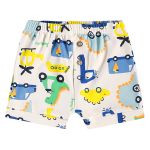 Body curto c/ Short em suedine Dino Transportes - Up Baby