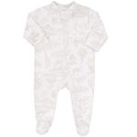 Pack 2 Macacões Longos Zíper em Algodão Egípcio Toile de Jouy - Coquelicot