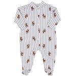 Macacão Longo em Algodão Egípcio Teddy Bear – Coquelicot