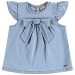 Blusa com Calcinha em Jeans Azul - Up Baby