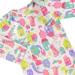 Body longo em suedine Little City - Up Baby