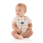 Jardineira c/ Body curto em suedine Dinossaurinhos - Up Baby