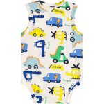 Body regata em suedine Dino Transportes - Up Baby