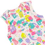 Body regata em suedine Little City - Up Baby