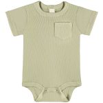 Body curto c/ Short em Algodão Sustentável Verde Chá Nature - Up Baby