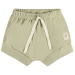 Body curto c/ Short em Algodão Sustentável Verde Chá Nature - Up Baby