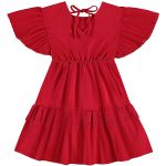 Vestido Midi em meia malha Vermelho - Up Baby