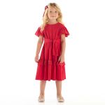 Vestido Midi em meia malha Vermelho - Up Baby