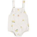 Jardineira em ribana Sustentável Limão Branco Nature - Up Baby