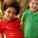 Camiseta Polo em suedine Vermelho Tomate - Up Baby