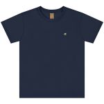 Camiseta em meia malha Azul Escuro - Up Baby