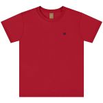 Camiseta em meia malha Vermelho - Up Baby