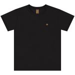 Camiseta em meia malha Preto Pati Nicki - Up Baby
