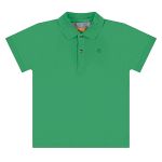 Camiseta Polo em suedine Verde - Up Baby