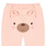Calça em suedine Ursinha Rosa - Up Baby