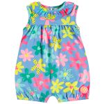 Macacão regata em malha Floral Azul - Up Baby