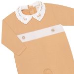 Macacão longo c/ golinha em tricot Ursinho Vintage - Mini & Co.