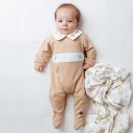 Macacão longo c/ golinha em tricot Ursinho Vintage - Mini & Co.