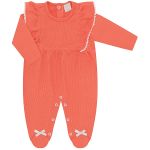 Macacão longo babadinhos em tricot Hamster - Mini & Co.