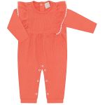 Macacão longo babadinhos em tricot Hamster - Mini & Co.