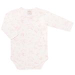 Body longo c/ Calça (Mijão) em algodão egípcio Provence Rosa - Mini & Co.
