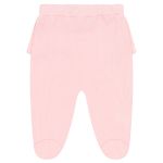 Body longo c/ Calça (Mijão) em algodão egípcio Provence Rosa - Mini & Co.