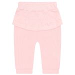 Body longo c/ Calça (Mijão) em algodão egípcio Provence Rosa - Mini & Co.