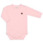 Body longo em algodão egípcio Rosa - Mini & Co.