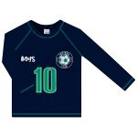 Conjunto de banho Kids Futebol: Camiseta Surfista + Sunga - Tip Top