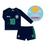 Conjunto de banho Kids Futebol: Camiseta Surfista + Sunga - Tip Top
