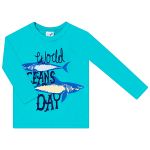 Conjunto de banho Tubarão: Camiseta Surfista + Boné + Sunga - Tip Top