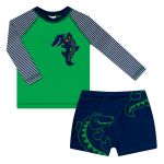 Conjunto de banho Jacaré: Camiseta Surfista + Sunga - Tip Top