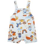 Jardineira c/ Body curto em suedine Toys - Up Baby