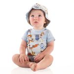 Jardineira c/ Body curto em suedine Toys - Up Baby