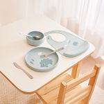 Kit Talheres em Inox Cloudy (6m+) - Buba