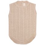 Body regata em tricot viscose Caqui - Mini & Co.