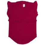 Body regata Babadinhos em tricot viscose Vermelho - Mini & Co.