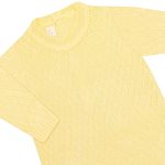 Macacão longo em tricot viscose Amarelo - Mini & Co.